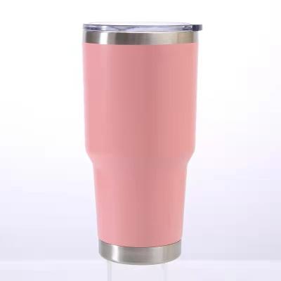 China 30OZ Double Wall Tumbler Wine Tumbler Wine Mugs Travel Mug Stainless Steel Viable Vacuum Insulated Tumbler for sale