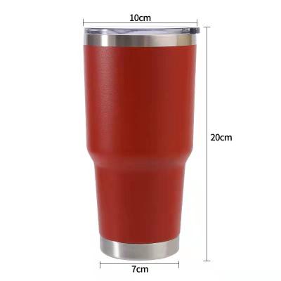 China 30OZ Double Wall Tumbler Wine Tumbler Wine Mugs Travel Mug Stainless Steel Viable Vacuum Insulated Tumbler for sale