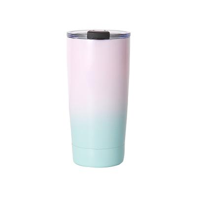 China Viable Powder Coated Insulated Mug Customized Mugs With Photo Stainless Steel Tumbler Cup Father's Day Mug for sale