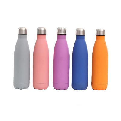 China Double Wall Thermos Sustainable Vacuum Flask Insulated Outdoor Sports Cola Shaped Stainless Steel Water Bottles for sale