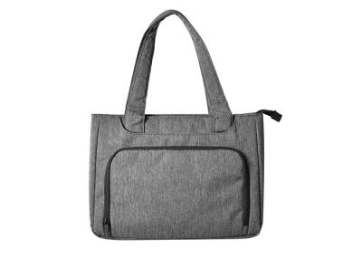 China Universal Grey Protective Laptop Bag Simple Design With Inside Laptop Compartment for sale