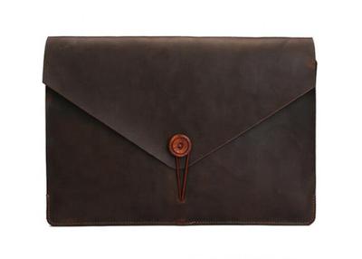 China Closure Button Type Leather Tablet Sleeve , Laptop Protective Sleeve Easy To Carry for sale