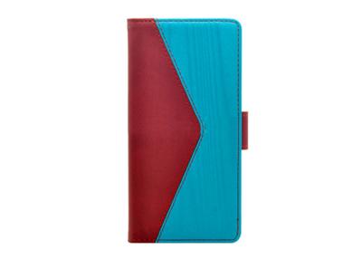 China Flip Folio PU Leather Mobile Phone Covers Comfort Viewing With Kickstand for sale