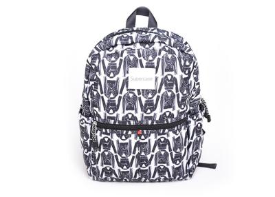 China Canvas Printing School Custom Made Backpacks 600D Polyester Material Highly Durable for sale