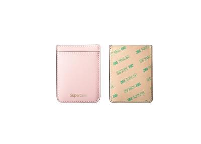 China 2 Pockets Saffiano Leather Card Holder , Cell Phone Card Holder OEM / ODM for sale