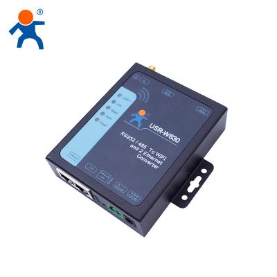 China Industrial IOT Serial USR-W630 RS232 / RS485 to WiFi and Ethernet Converter for sale