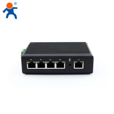 China POE SDR050-L 5-LAN Ports 10/100M POE Unmanaged Industrial Ethernet Switch for sale