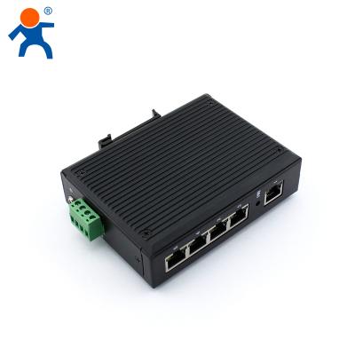 China POE USR-SDR050-L 10/100M 5 Port Ethernet Industrial Ethernet Switch for sale