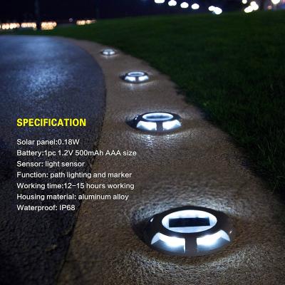 China High Quality Solar Yard Garden Lights Outdoor Waterproof Spot and Pressureproof Light Solar Garden Deck Solar Light for sale