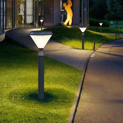 China High Quality Solar Led Garden Lights Outdoor Garden Auto Sensing Led Solar Street Light Pillar Light for sale