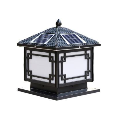 China Matrix high quality solar led bollard cast aluminum+acrylic lights three year warranty solar column light solar led light outdoor home for sale