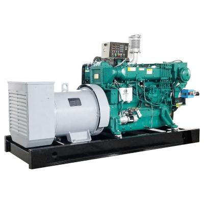 China New CCS certificate powered by weichai engine WP4.1CD66E200 main power 50KW marine genset WP-CCFJ50JW for sale