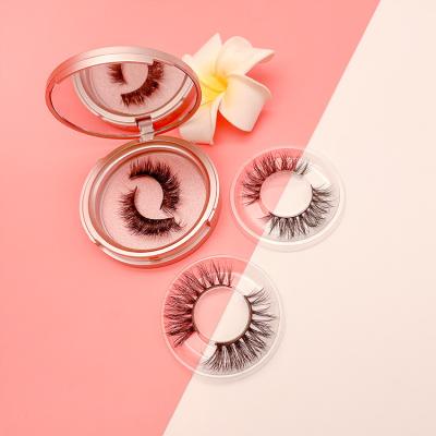 China Customized Wholesale Crisscross Boxes Hot Pick Cotton Strip 18 Mm 3D Mink Lashes for sale