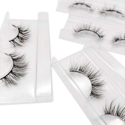 China Nature 5D Mink Lashes 5Mm-18Mm 3D With Thin Strip Real Mink Eyelash Makeup False Lashes for sale