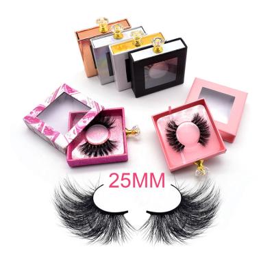 China Mink Lashes Wholesale Wholesale 3D 25MM Mink Lashes Mink Eyelashes Vendor for sale