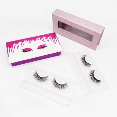 China Lash Vendor 3D Natural Tapered Handmade Eyelash Wholesale Fluffy Recyclable Biodegradable Eyelashes for sale