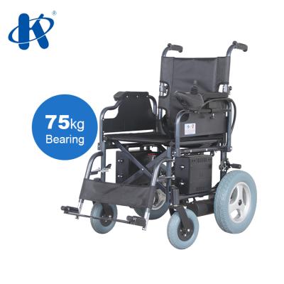 China Electric Wheelchair With PAGE Backrest Controller Small OEM Electric Wheelchair Portable Folding Easy Foldable Indoor Automatic Electronic Portable Folding Power Wheelchair for sale