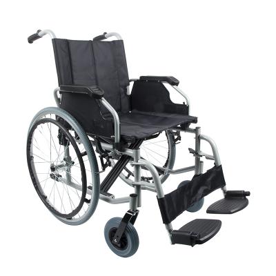 China New Design Heavy Duty Doube Steel Cross Kaiyang Wheelchair Steel Wheelchair With Flip Up Armrest Detachable Footrest for sale