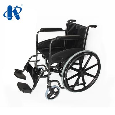 China Hot Selling America Style Detachable Steel Wheelchair Kaiyang KY972B Fix Armrest Footrest Steel Wheelchair For Disable for sale