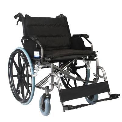 China KY951B-56 Kaiyang steel manual wheelchair heavy duty wheelchair bariatric wheelchair KY951B-56 for sale