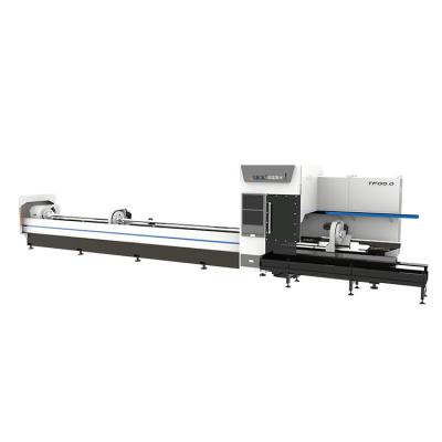 China Air Cooled High Speed ​​Square Tube Pipe 1000W Fiber Laser Cutter Machine For Metal Pipe for sale