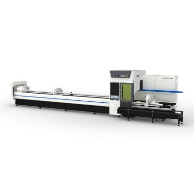 China QUICK CNC Air Cooled Metal Tube Pipe Fiber Laser Cutter Stainless Steel Carbon Aluminum Automatic Laser Cutter for sale