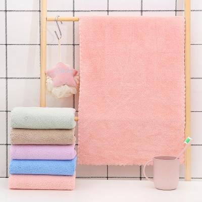 China Wholesale Microfiber Terry Hand Body Wrap Beach Towel Bath Towel Quick Dry Facial Towel Safe For Hair Kids. for sale