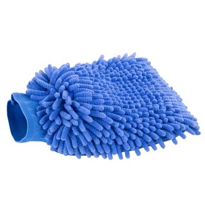 China Auto Cleaning Detailing Drying Polishing 24*20cm Special Microfiber Chenille Cleaning Glove / Microfiber Chenille Car Wash Glove. for sale