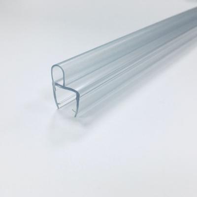 China Modern Professional Glass Shower Screen Seal Maker Accessories Bathroom PVC Shower Door Seal Plastic Strip for sale