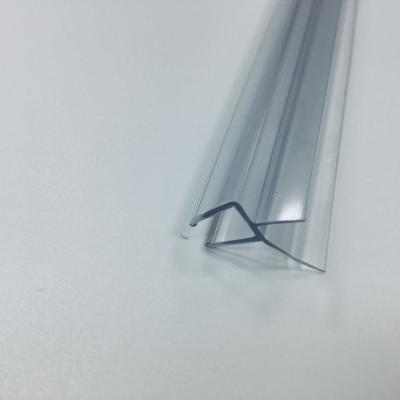 China Modern Superior Super Clear Clear Shower Door Seal Strip Soft PVC Sealing Strips For 6/8/10/12mm Glass Door for sale