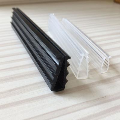 China Modern Custom Made PVC Shower Door Seal Rubber Glass Strip OEM Sliding Door Seal Rubber Glass Strip For Glass Door for sale