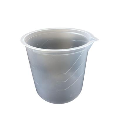 China Factory Price Eco-friendly Mixing Spray Cup Plastic Paint Mixing Measuring Cups For Car Body for sale