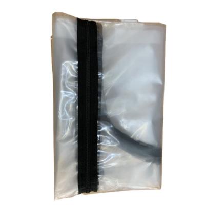 China Popular Customized Traditional Price Dust Barrier Plastic Sheet Zipper Strong Tension Protective Door Inside for sale