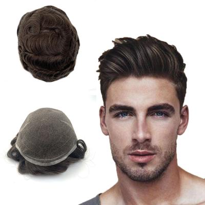 China Straight AIR LACE cuticle aligned remy frontal human hair swiss lace hairpiece hairpiece products for men for sale