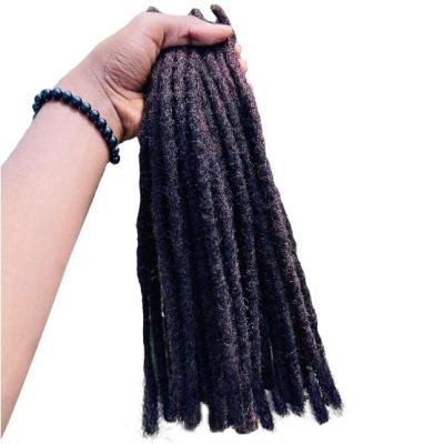 China Hot Selling Afro Loop Hair Dreadlocks 100% Handmade Afro Curly Hair Dreadlocks Extension Slot Extension Hooks for sale