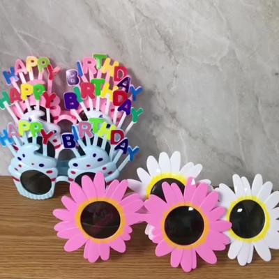 China Plastic Funny Sweet Cream Party Glass Birthday Cake Toys New Tiktok Sunglasses Happy Birthday For Adults And Kids for sale