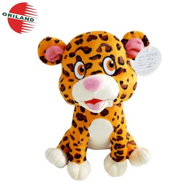 China Hot Sale Eco-Friendly Recycled Polyester RPET Plush Leopard Plush Eco-Friendly Toy for sale