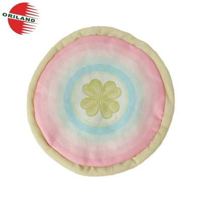 China Viable Custom Colorful Pet Flying Disc Clover Design Disc Dog Game Toy for sale