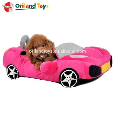 China Sustainable Top Quality Plush Car Shape Pet Bed for sale