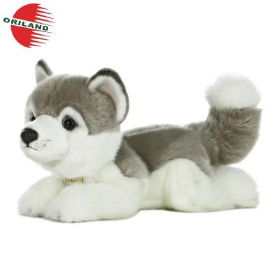 China Custom Cute Plush Dog Toy Sled Dog Soft Plush Toy for sale