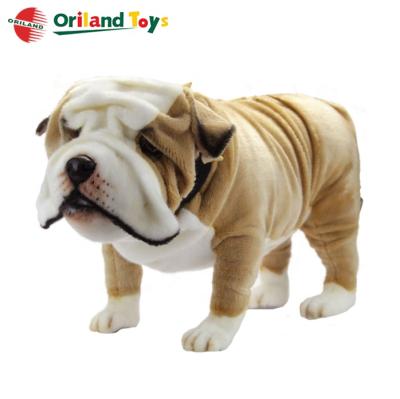 China Realistic simulation design shar pei dog toy plush realistic soft stuffed plush toy dog ​​cute shar pei for sale