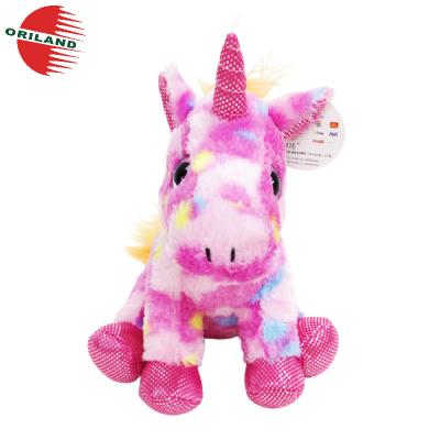 China Soft Stuffed Unicorn Plush Stuffed Toy Raninbow Color Toys for sale