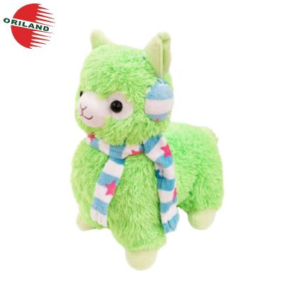 China Cute Stuffed Alpaca Promotional Llama Alpaca Plush Toy With Scarf for sale