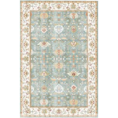 China Wholesale Cheap Luxury Reversible Dornier Vintage Style Floor Area Rugs Bohemian Moroccan Polyester Printed Carpet Decor for sale