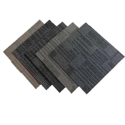 China Cheapest price washable china commercial pvc 50x50 office floor carpet tile washable for sale for sale