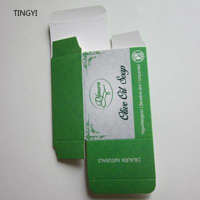 China Recycled Materials Travel Portable Brown Logo Printed Washing Paper Soap Packaging Box Custom Bar Soap Box for sale