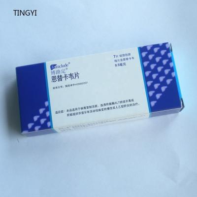 China Recycled Materials Custom Printing Logo Cardboard Paper Drug Packaging Medicine Storage Pill Box for sale