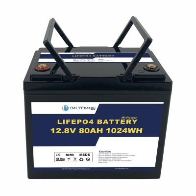 Κίνα Inbuit BMS 12V 80AH Lifepo4 μπαταρία για ιατρικά καταναλωτικά ηλεκτρονικά Ηλιακό σύστημα ενέργειας προς πώληση