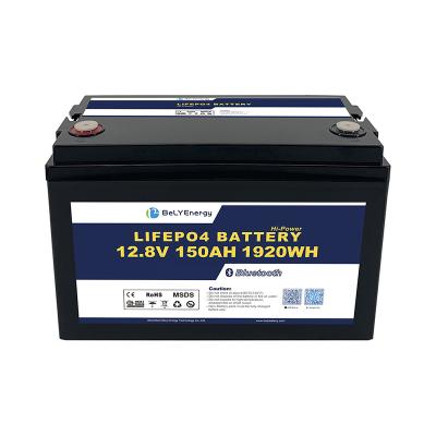 China 150Ah M8 Terminal Marine Lithium Batterie Solarbatterie 12,8V ABS Gehäuse zu verkaufen