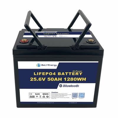 China 25.6V 50Ah Lifepo4 Battery Efficiency≥99% Perfect For Electric Tools And Appliances for sale